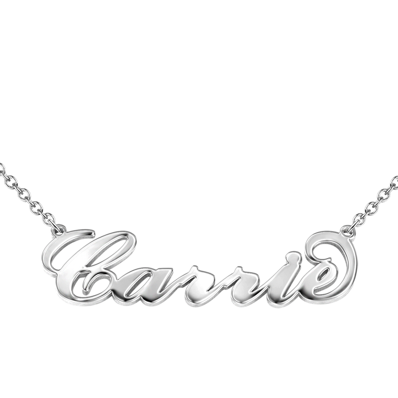 Carrie Style Copper Name Necklace
